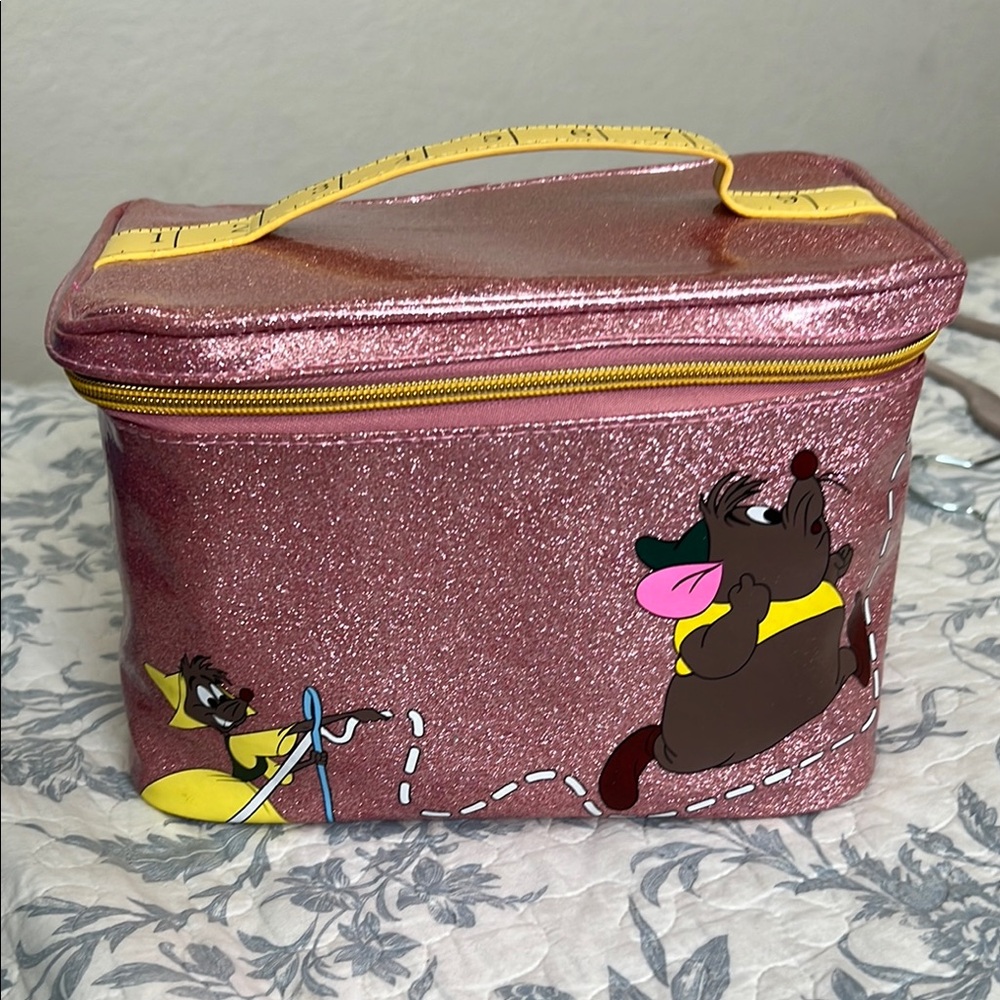 Disney Glitter Cosmetic Bag with Characters